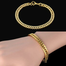 【送料無料】 指輪 リング ブレスレット ビンテージ ゴールド チェーン メンズ 厚い リンク ジュエリー ビジュー カラー 1 ディレクション