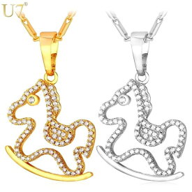 【送料無料】 かわいい うま ネックレス トレンド シルバー AAA ジルコニア ポニー 星座 ラッキー ジュエリー 人気 干支 プレゼント ペンダント レディース おしゃれ 大人 牡羊座 牡牛座 双子座 蟹座 獅子座 乙女座 天秤座 蠍座 射手座 山羊座 水瓶座 魚座