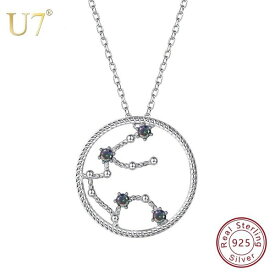 【送料無料】 925 スターリング シルバー 水瓶座 星座 ネックレス ペンダント アクセサリー レディース ユニセックス 誕生日 ジュエリー 干支 プレゼント メンズ おしゃれ 大人 12星座 牡羊座 牡牛座 双子座 蟹座 獅子座 乙女座 天秤座 蠍座 射手座 山羊座 魚座