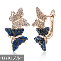 楽天市場】蝶 ターコイズ（ピアス｜レディースジュエリー 