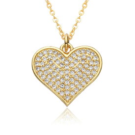 【送料無料】 チョーカー ペンダント ネックレス ゴールド チェーン ハート レディース ミニマリスト カラー 透かし チャーム 象眼細工 CZ Ig DIY ジュエリー アクセサリー