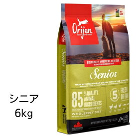 【最大1,000引きクーポン】【賞味期限2025年1月27日以降】オリジン　シニア　6kg 【正規品】 ドッグフード