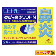 【指定第2類医薬品】【お一人様1個まで】【1個までネコポス配送可】【ゼリア新薬】　セピー 鼻炎 ソフトN…