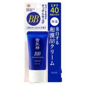 「コーセー」　雪肌精 ホワイト BBクリーム 02 普通の明るさの自然な肌色 30g