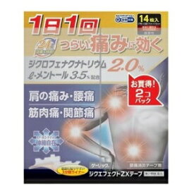 【大石膏盛堂】 ジクエフェクトZXテープ 14枚×2個入 【第2類医薬品】※セルフメディケーション税制対象品