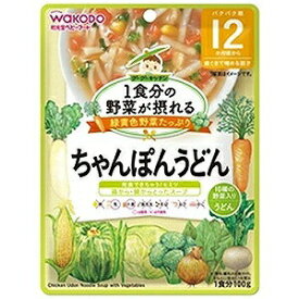 【アサヒ】 和光堂 1食分の野菜が摂れるグーグーキッチン ちゃんぽんうどん 100g 【フード・飲料】