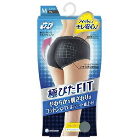【ユニ・チャーム】 ソフィ 極ぴたFIT ナチュラルフィット グレー Mサイズ 1枚入 【日用品】