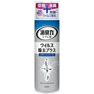 【エステー】 トイレの消臭力スプレー ウイルス除去プラス クリーンソープ 280mL 【日用品】