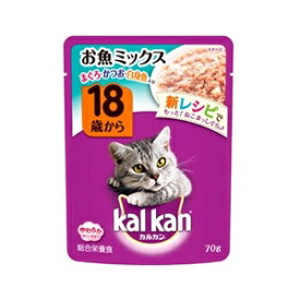 【マースジャパン】 カルカン 18歳 まぐろ・かつお・白身魚 70g 【日用品】