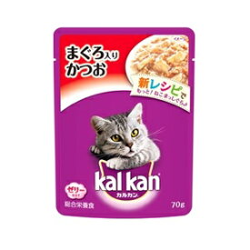 【マースジャパン】 カルカン まぐろ入りかつお 70g 【日用品】