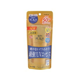 【あす楽対応】【ロート製薬】 スキンアクア スーパーモイスチャーエッセンスゴールド 80g SPF50+／PA++++ 【化粧品】