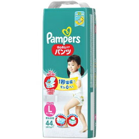 【P＆G】 パンパース さらさらケアパンツ スーパージャンボ L 44枚 【衛生用品】
