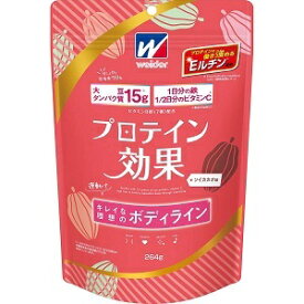 【森永製菓】 ウイダー プロテイン効果 ソイカカオ味 264g 【健康食品】
