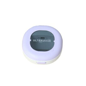 【あす楽対応】UV-C LED 充電式歯ブラシ除菌キャップ＜コンパクト＞　パープル　MDK-TS00