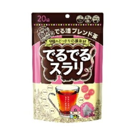 【日本薬健】 でるでるスラリ ティーバッグタイプ 1.9g×20包 【健康食品】