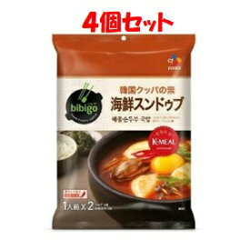 【あす楽対応】【CJ FOODS JAPAN】 bibigo 韓国クッパの素 海鮮スンドゥブ 47.4g×4個セット 【フード・飲料】
