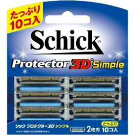 【シック・ジャパン】 シック プロテクター3D シンプル 替刃(10コ入) 【日用品】