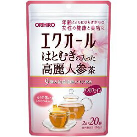 【オリヒロ】 エクオールはとむぎの入った高麗人参茶(2g*20袋入) 【フード・飲料】
