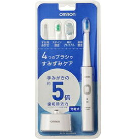 【あす楽対応】【オムロン】 音波式電動歯ブラシ (充電式) HT-B304-W 【日用品】