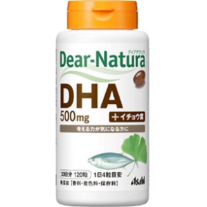 必須脂肪酸DHAにイチョウ葉エキスをプラス アサヒ ディアナチュラ 入手困難 120粒入 DHA 健康食品 数量限定アウトレット最安価格