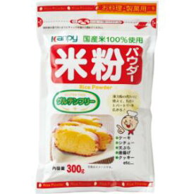 「加藤産業」　カンピー　国産米100％使用　米粉パウダー　300g×12個セット