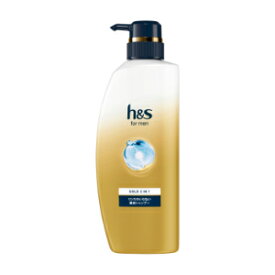 「P&Gジャパン」　h＆s　men　ゴールド2in1　シャンプー　ポンプ　350g