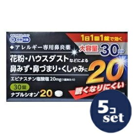 【第2類医薬品】「セット販売」「小林薬品工業」ナブルシオン20　30錠　5個セット※セルフメディケーション税制対象商品