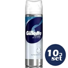 「セット販売」「P&Gジャパン」ジレット　シェービングフォーム　ピュア＆センシティブ　245g　10個セット