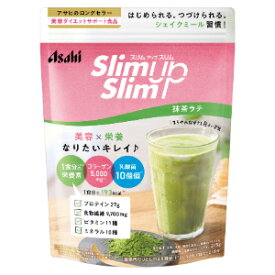 「アサヒグループ食品」　スリムアップスリム シェイク 抹茶ラテ　315g