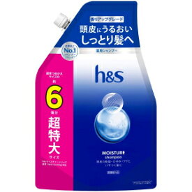 「P&Gジャパン」　h&s　モイスチャー　シャンプー　つめかえ超特大サイズ6倍　1800g