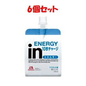 「森永製菓」　INゼリーエネルギー　6個セット　　180g