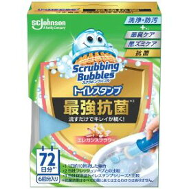 「ジョンソン」　スクラビングバブル　トイレスタンプ最強抗菌　本体　エレガンスフラワー　38g