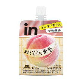 「森永製菓」　inゼリーフルーツ食感もも　150g