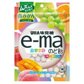 「UHAピピン」　e－maのど飴袋 カラフル　フルーツチェンジ　50G×6個セット