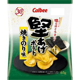 「カルビー」　堅あげポテト焼きのり味　65g　12個セット