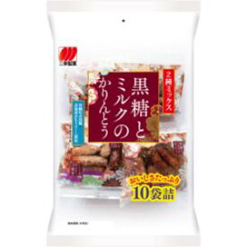「三幸製菓」　黒糖とミルクかりんとう　220g×12個セット