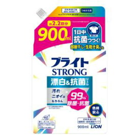 「ライオン」　ブライトSTRONG　漂白＆抗菌ジェル　つめかえ用　900ml