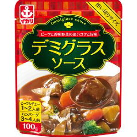 「イカリソース」　デミグラスソース100パウチ　100g×10個セット