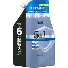 「P&Gジャパン」　h＆s　5in1　クールクレンズ　シャンプー　つめかえ超特大サイズ　1750g
