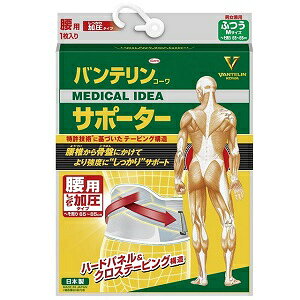 【興和】 バンテリンコーワサポーター腰用しっかり加圧タイプ (ブルーグレー) ふつうサイズ 1個入 【衛生用品】