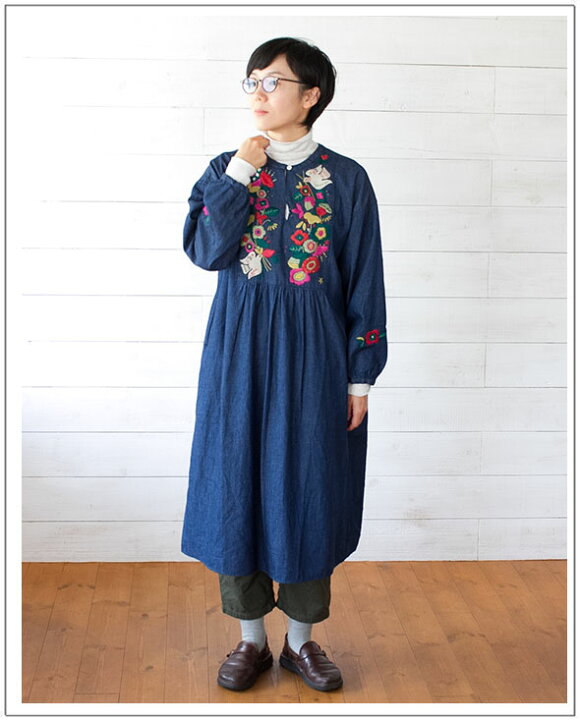 楽天市場】TIGRE BROCANTE（ティグルブロカンテ）4.5oz DENIM BLOUSE  