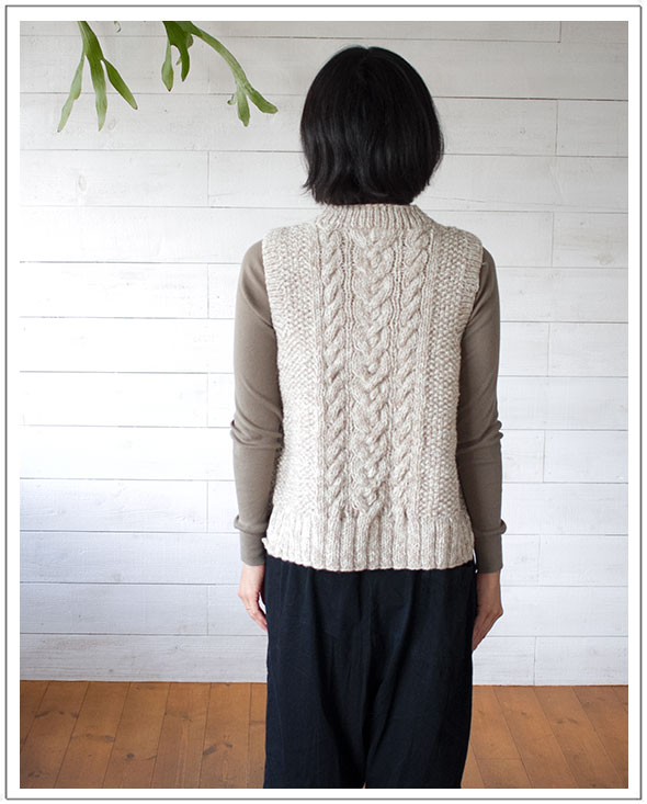 楽天市場】TIGRE BROCANTE（ティグルブロカンテ）Wool Cable Knit Vest