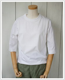 homspun（ホームスパン）六分袖Tシャツ