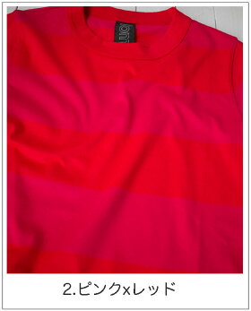 太ボーダー半袖Tシャツ