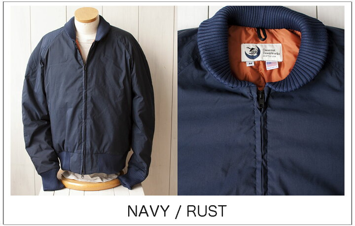 楽天市場】Crescent Down Works（クレセントダウン）別注Bomber Jacket 
