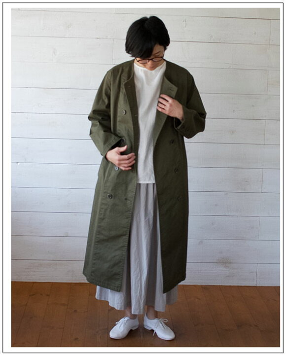 楽天市場】Sarahwear（サラウェアー）ストレッチノーカラーコート 