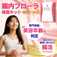 【メーカー公式】エクオール検査 腸内検査キット 「腸内博士」 腸内フローラ検査 腸内細菌 腸内環境 腸活…