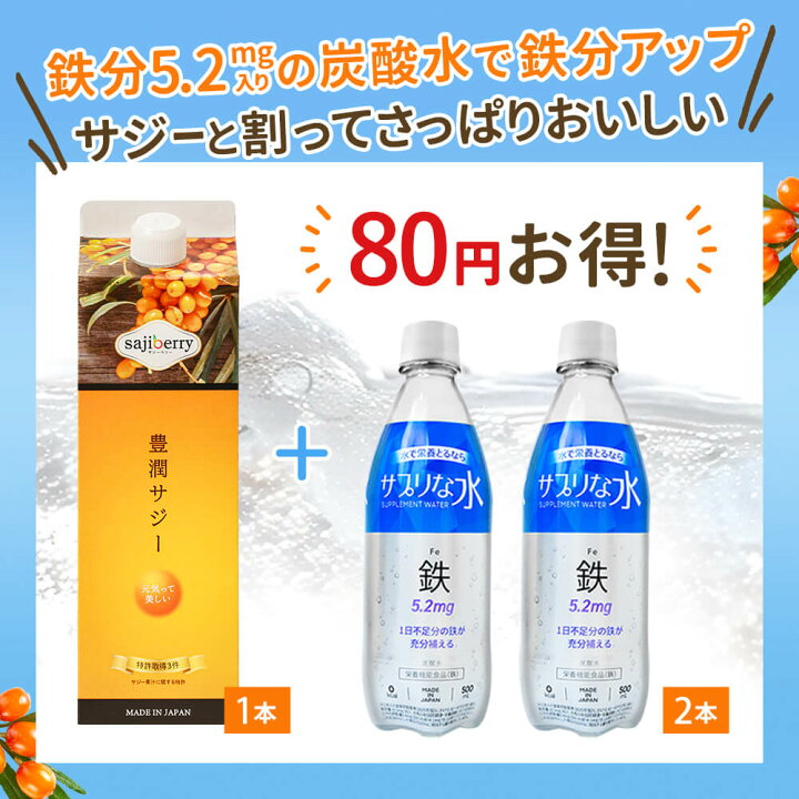 楽天市場】【クーポンで10％OFF＋P5倍】豊潤サジー 1000ml サジー 