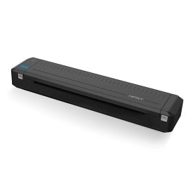 普通紙に印刷可能 HPRT MT800 A4 モバイルプリンター 熱転写 普通紙 モノクロ インクリボン付属 小型 ミニ コンパクト ポータブル ビジネス アウトドア 出張 モバイルプリンタ 持ち運び ブラック [UF-M]