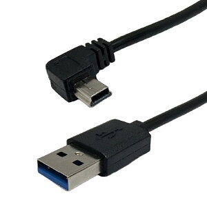 USB2.0-MiniB�P�[�u���i3m�jUSB2.0�^�C�vA �I�X Mini-B �I�X USB�P�[�u�� L���R�l�N�^ �u���b�N [FT-M]